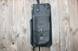 Tackle Instrument Supply Co Leather Stick Bag in Black