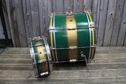 WFL 'New Dance' 22 and snare in Green Gold Duco