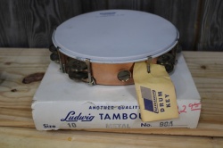 Ludwig 98A Metal Tambourine Twin Row Jingles